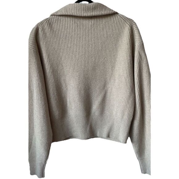 New RLX Ralph Lauren Rib Knit Half Zip Cashmere Sweater Size Medium - Picture 6 of 6